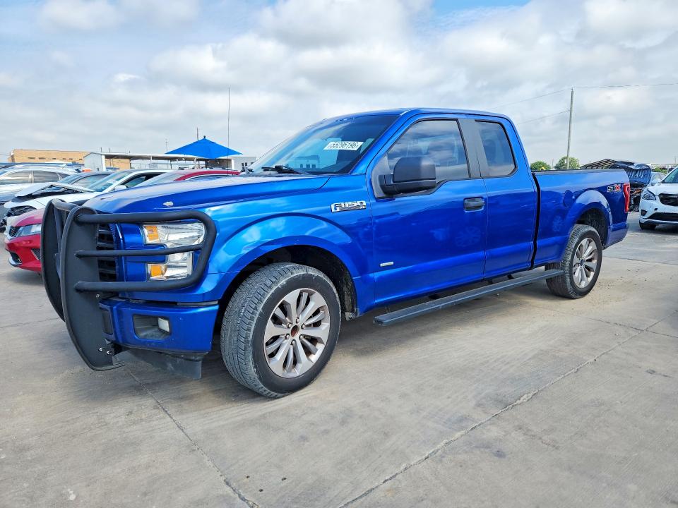 2017 Ford F-150 VIN 1FTEX1CP9HKC53494 COPART salvage auction — HAIL, Tx - Certificate Of Title, sold $7,600 on 2026-07-09 (photo 1)