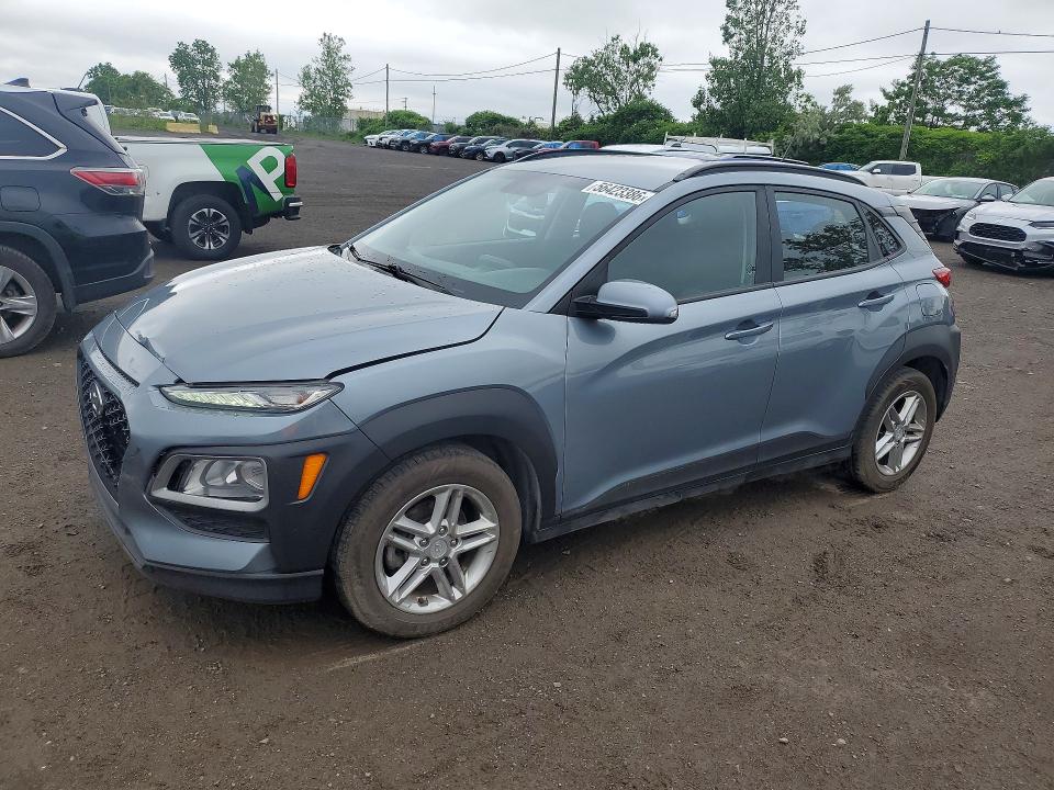 2019 Hyundai Kona VIN KM8K12AA3KU282585 COPART salvage auction — FRONT END, Qc - Gravement Accidente, sold $2,400 on 2026-07-07 (photo 1)