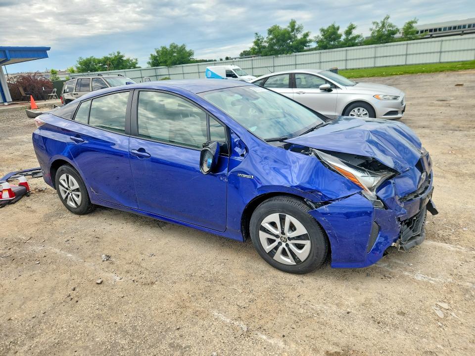 2018 Toyota Prius VIN JTDKBRFU3J3069881 COPART salvage auction — FRONT END, Wi - Junked Vehicle Bill Of Sale, sold $2,300 on 2026-07-07 (photo 4)