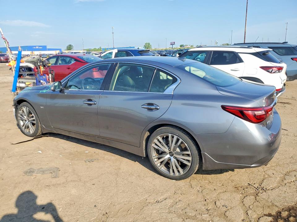 2020 Infiniti Q50 VIN JN1EV7AR5LM252792 COPART salvage auction — FRONT END, Mi - Certificate Of Title, sold $7,100 on 2026-07-17 (photo 2)