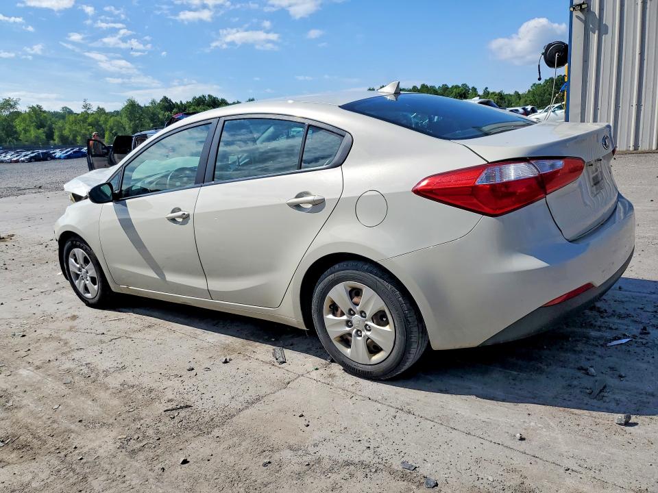 2015 Kia Forte VIN KNAFK4A64F5378832 COPART salvage auction — FRONT END, PA - CERTIFICATE OF SALVAGE, sold $475 on 2026-07-08 (photo 2)