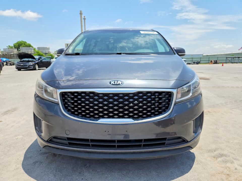 2016 Kia SEDONA VIN KNDMB5C1XG6127424 COPART salvage auction — REAR END, Ok - Cert Of Title-Salvage, sold $1,050 on 2026-07-15 (photo 5)