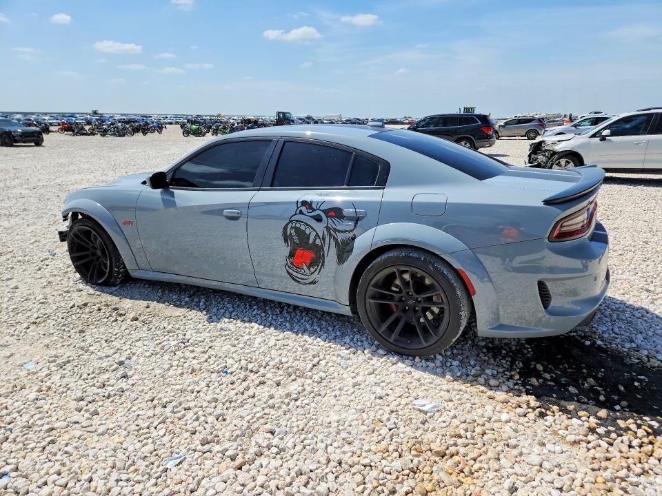 2022 Dodge Charger VIN 2C3CDXGJ4NH117208 COPART salvage auction — FRONT END, Tx - Salvage Vehicle Title, sold $18,200 on 2026-07-30 (photo 2)