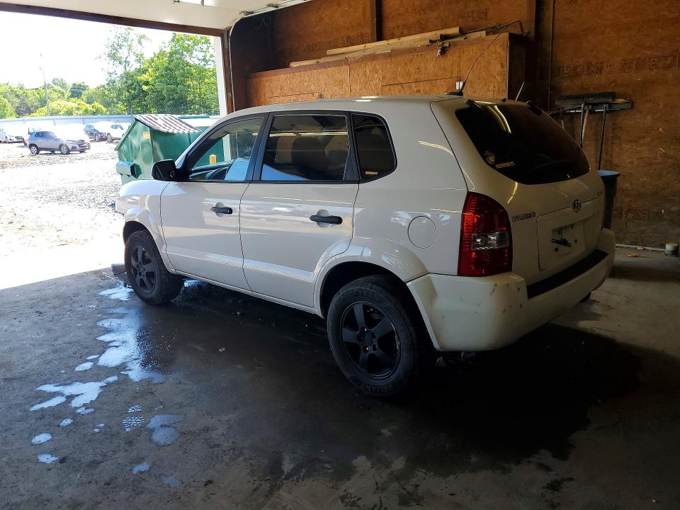 2008 Hyundai Tucson VIN KM8JM12B78U897959 COPART salvage auction — FRONT END, PA - CERTIFICATE OF SALVAGE, sold $175 on 2026-07-02 (photo 2)