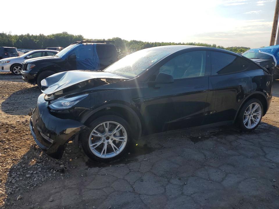 2023 Tesla Model y VIN 7SAYGDEE6PA058586 COPART salvage auction — FRONT END, Ar - Cert Of Title-Rebuilt, sold $7,100 on 2026-07-21 (photo 1)