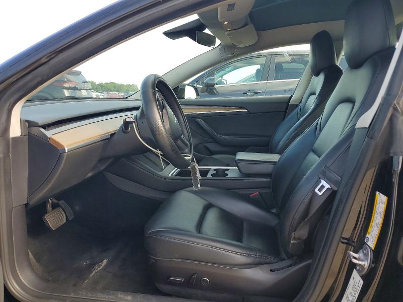 2022 Tesla Model 3 VIN 5YJ3E1EA4NF185202 COPART salvage auction — REAR END, TX - CERTIFICATE OF TITLE, sold $7,200 on 2026-07-08 (photo 7)