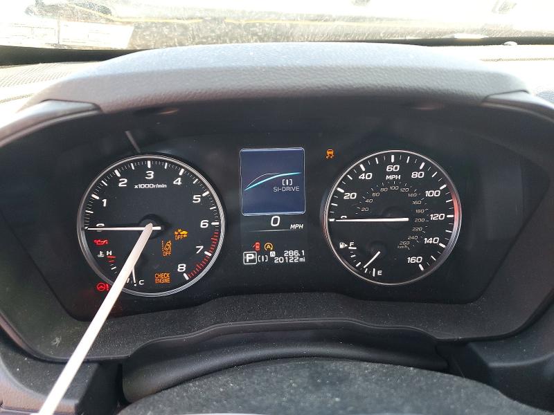 2025 Subaru Impreza VIN JF1GUAFC6S8201535 COPART salvage auction — FRONT END, Pa - Certificate Of Salvage, sold $2,250 on 2026-08-01 (photo 9)
