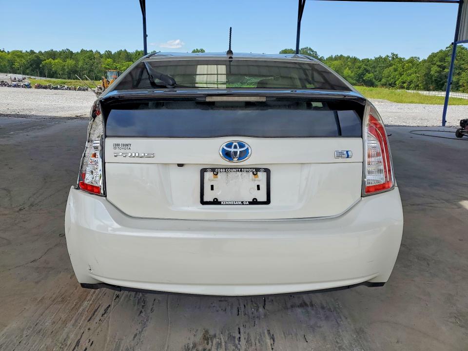 2015 Toyota Prius VIN JTDKN3DU8F0464087 COPART salvage auction — ROLLOVER, Ga - Cert Of Title-Salvage, sold $1,600 on 2026-07-23 (photo 6)