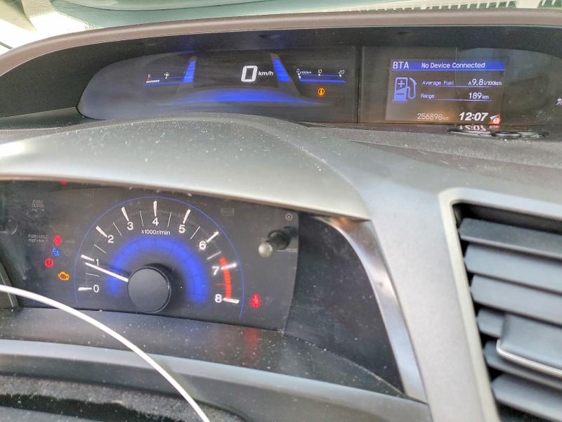 2012 Honda Civic VIN 2HGFB2E49CH017036 COPART salvage auction — SIDE, On - Permit No Brand - Unfit, sold $1,050 on 2026-07-02 (photo 9)