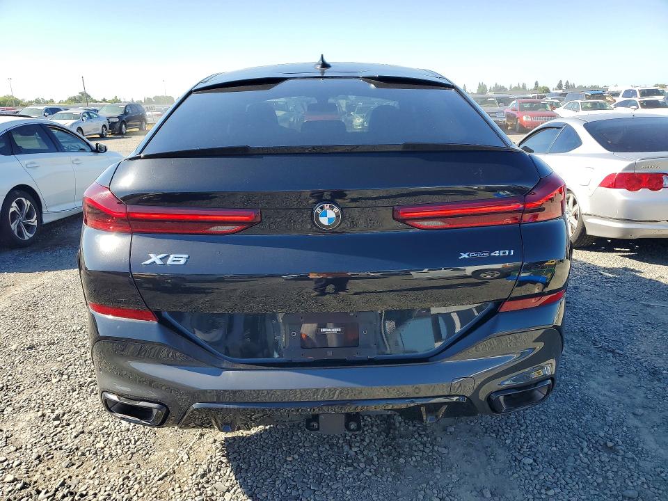 2023 BMW X6 VIN 5UXCY6C09P9N63590 COPART salvage auction — VANDALISM, CA - SALVAGE CERTIFICATE, sold $34,000 on 2026-07-02 (photo 6)