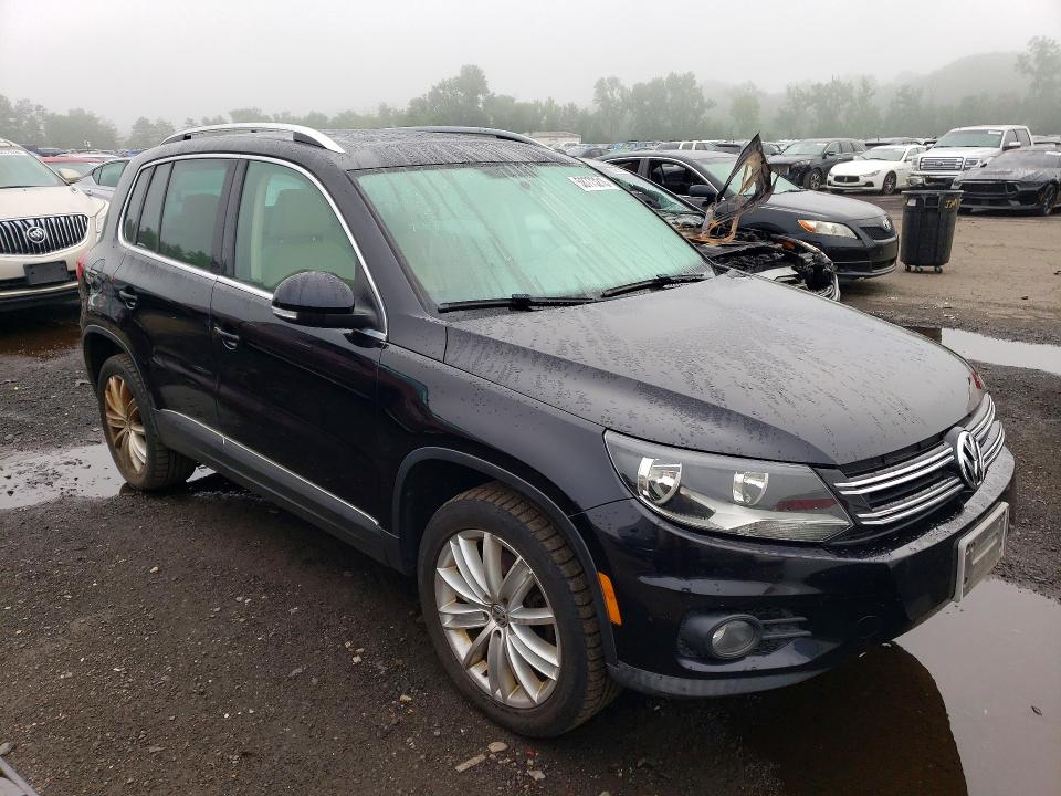 2012 Volkswagen Tiguan VIN WVGBV7AX0CW572052 COPART salvage auction — MECHANICAL, Ct - Certificate Of Title, sold $825 on 2026-07-24 (photo 4)