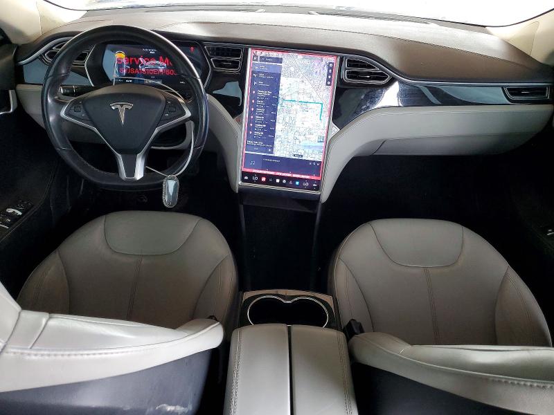 2014 Tesla Model s VIN 5YJSA1S10EFP50363 COPART salvage auction — FRONT END, Az - Cert Of Title - Salvage, sold $3,600 on 2026-07-02 (photo 8)