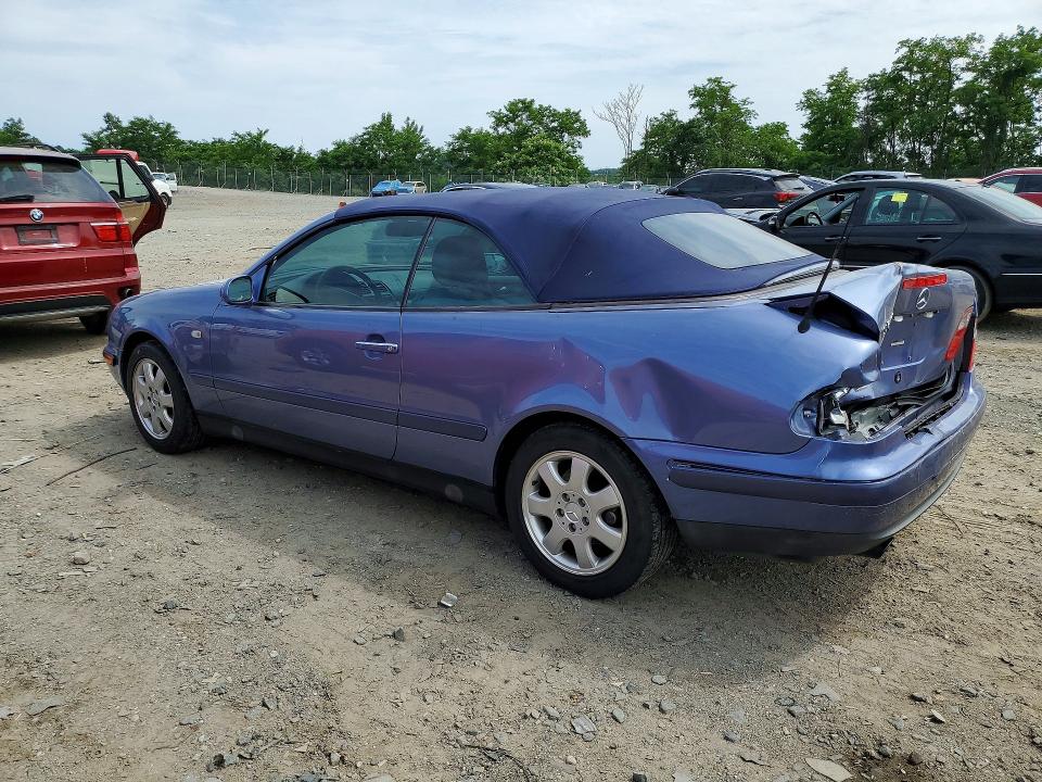 1999 Mercedes-benz Clk-klasse VIN WDBLK65G4XT009808 COPART salvage auction — REAR END, Md - Cert Of Salvage > 75% Damage, sold $900 on 2026-07-07 (photo 2)