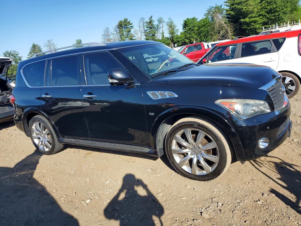 2014 Infiniti Qx80 VIN JN8AZ2NC9E9350937 COPART salvage auction — MINOR DENT/SCRATCHES, Md - Certificate Of Title, sold $3,450 on 2026-07-27 (photo 4)