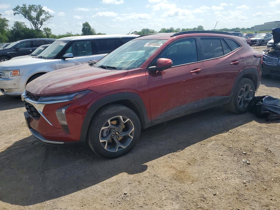 2024 Chevrolet Trax VIN KL77LHE28RC129207 COPART salvage auction — FRONT END, Ne - Cert Of Title-Salvage, sold $225 on 2026-07-21 (photo 1)