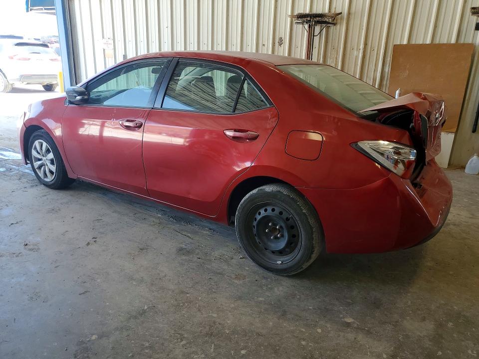 2015 Toyota Corolla VIN 5YFBURHE4FP255346 COPART salvage auction — REAR END, Tx - Salvage Vehicle Title, sold $150 on 2026-07-24 (photo 2)