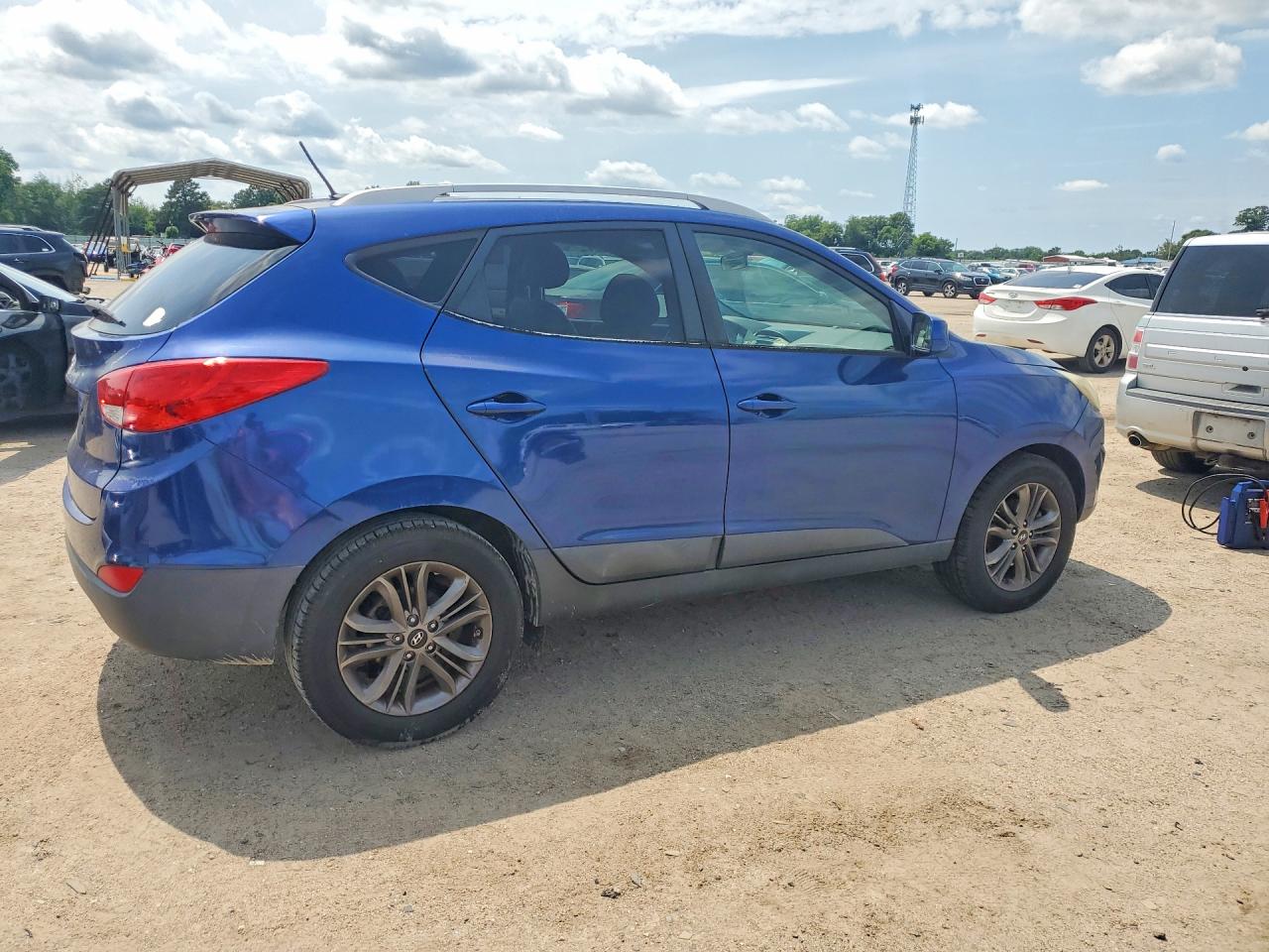 2014 Hyundai Tucson VIN KM8JU3AG2EU799930 COPART salvage auction — Side, AL - CERT OF TITLE-SALVAGE TITLE, sold $1,100 on 2026-07-02 (photo 3)