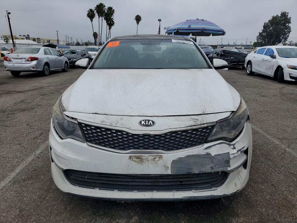 2017 Kia Optima VIN 5XXGU4L33HG153675 COPART salvage auction — REAR END, Ca - Salvage Certificate, sold $775 on 2026-08-21 (photo 5)