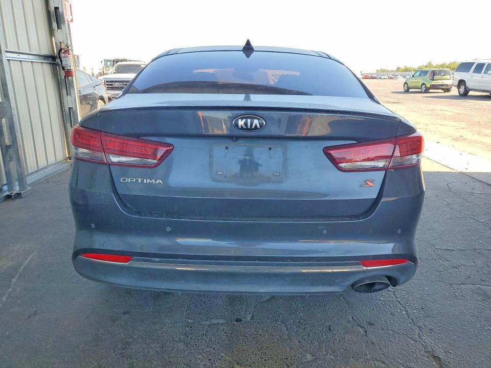 2018 Kia Optima VIN 5XXGT4L32JG195313 COPART salvage auction — FRONT END, Ca - Salvage Certificate, sold $1,300 on 2026-07-02 (photo 6)