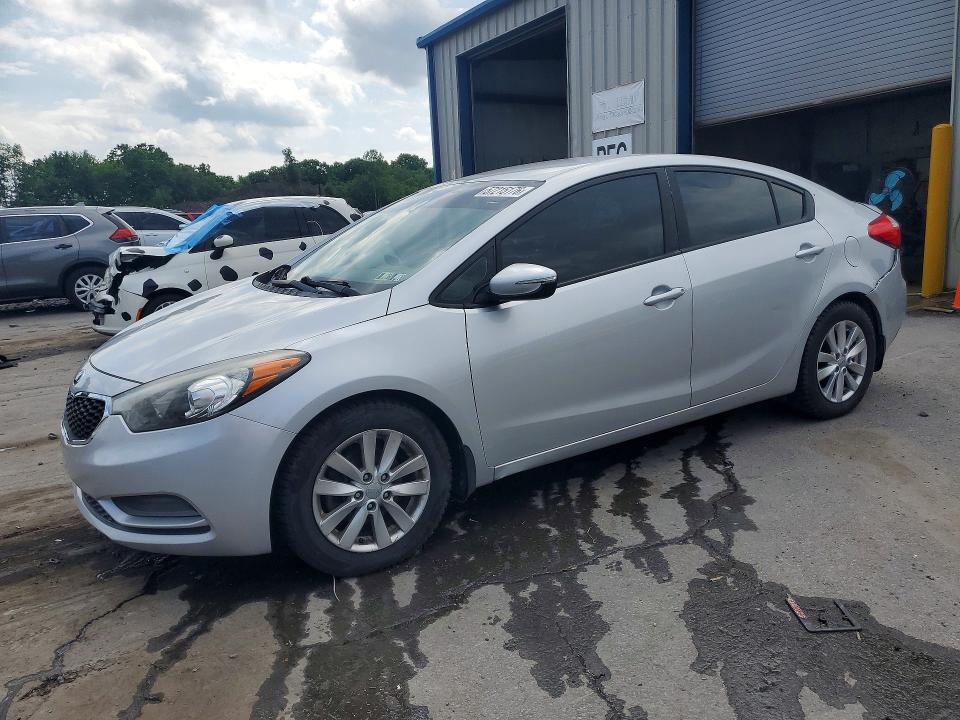 2016 Kia Forte VIN KNAFX4A64G5469392 COPART salvage auction — REAR END, Pa - Certificate Of Salvage, sold $275 on 2026-07-29 (photo 1)