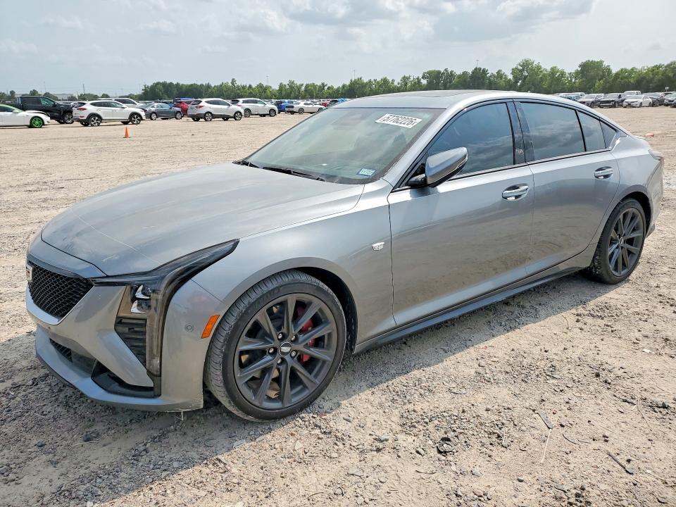 2025 Cadillac VIN 1G6DP5RK9S0117452 COPART salvage auction — WATER/FLOOD, Tx - Salvage Title-Flood Damage, sold $3,300 on 2026-07-24 (photo 1)