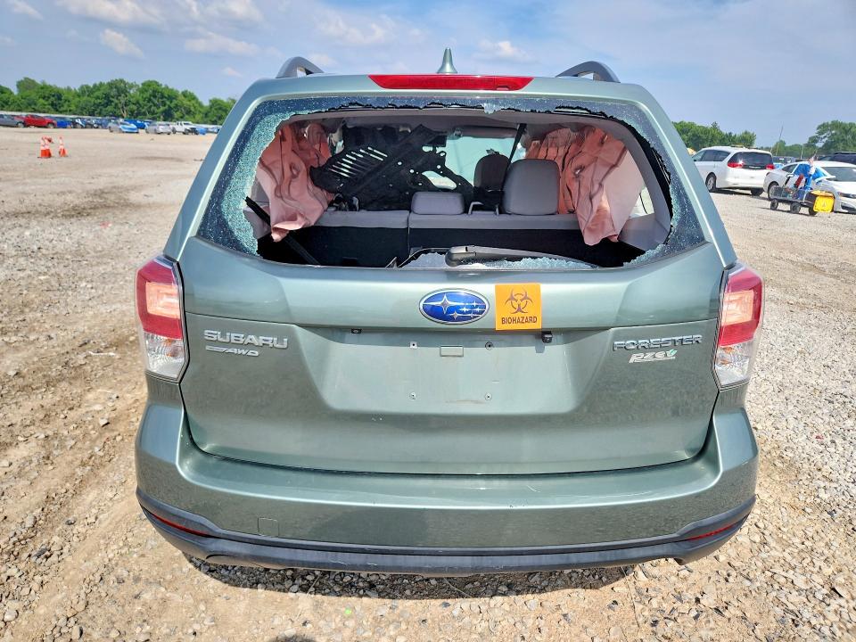 2017 Subaru Forester VIN JF2SJABC2HH516832 COPART salvage auction — FRONT END, Oh - Cert Of Title-Salvage, sold $300 on 2026-07-24 (photo 6)