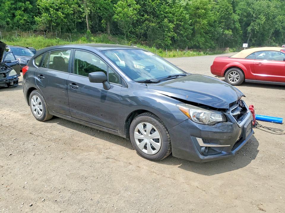 2016 Subaru Impreza VIN JF1GPAA62G8201385 COPART salvage auction — FRONT END, Ny - Mv-907A Salvage Certificate, sold $325 on 2026-07-16 (photo 4)