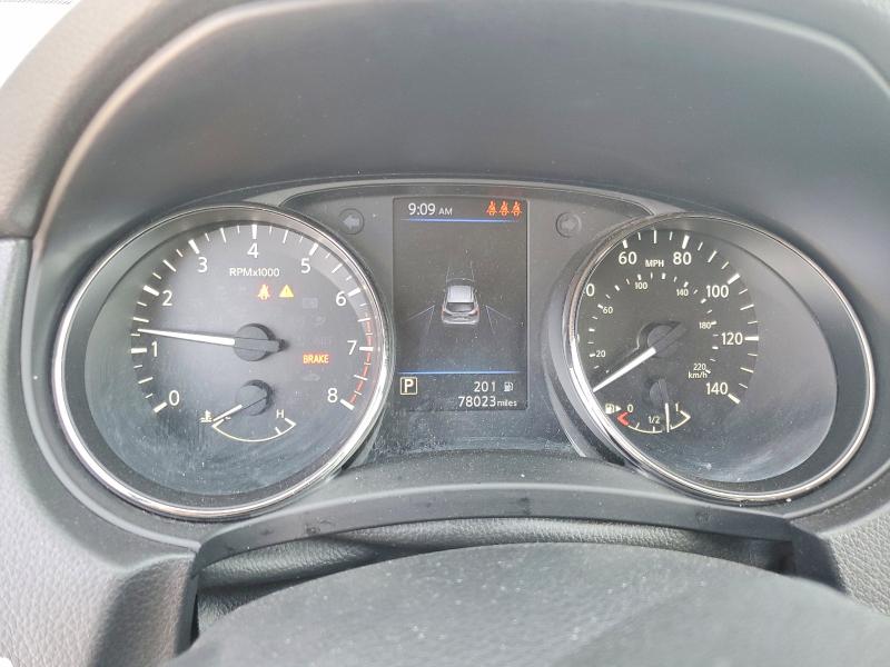 2020 Nissan Rogue VIN JN1BJ1CV9LW261599 COPART salvage auction — FRONT END, Tn - Salvage Certificate, sold $2,900 on 2026-07-30 (photo 9)