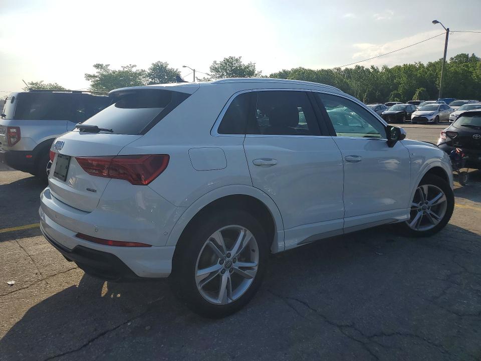 2020 Audi Q3 VIN WA1FECF37L1106419 COPART salvage auction — FRONT END, Ky - Cert Of Title-Salvage, sold $8,600 on 2026-07-27 (photo 3)