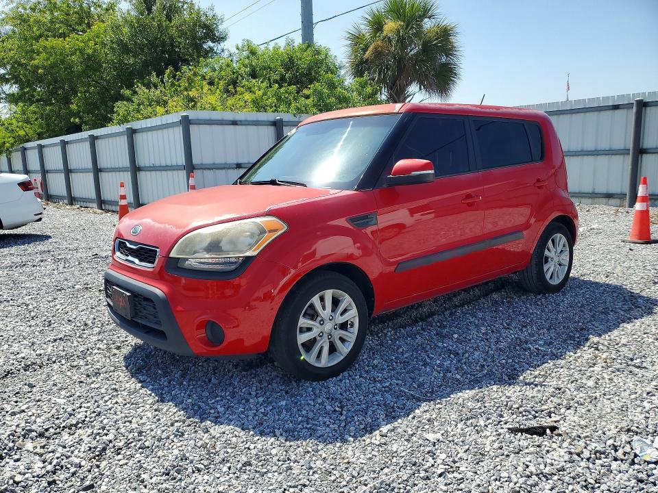 2012 Kia Soul VIN KNDJT2A67C7384042 COPART salvage auction — MINOR DENT/SCRATCHES, Fl - Certificate Of Title (P), sold $375 on 2026-07-21 (photo 1)