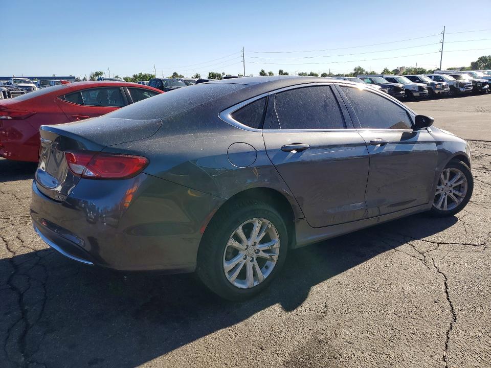 2015 Chrysler 200 VIN 1C3CCCAB7FN502803 COPART salvage auction — FRONT END, Co - Public - Salvage Title, sold $650 on 2026-07-26 (photo 3)