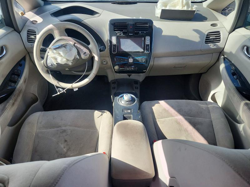 2012 Nissan Leaf VIN JN1AZ0CP9CT027044 COPART salvage auction — FRONT END, UT - SALVAGE CERTIFICATE, sold $150 on 2026-07-28 (photo 8)