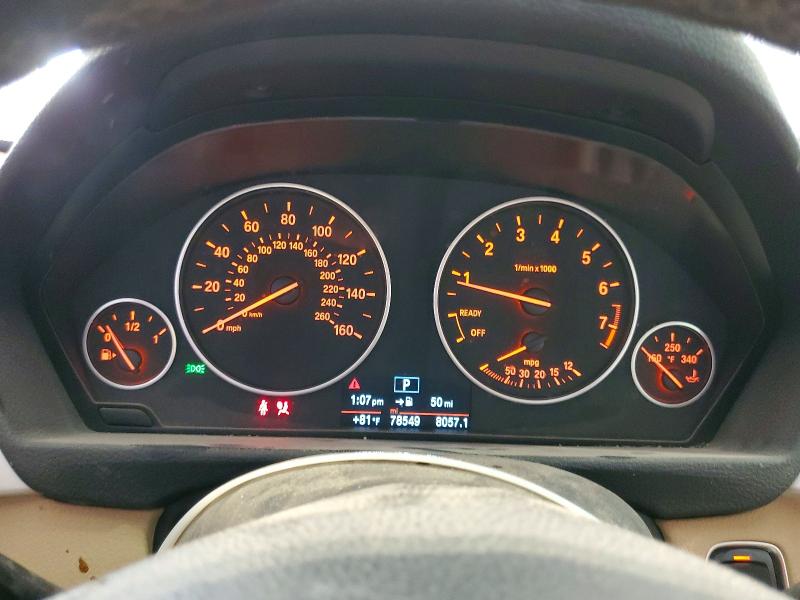 2018 BMW 3er VIN WBA8E5G50JNU47092 COPART salvage auction — FRONT END, Ne - Cert Of Title-Salvage, sold $2,900 on 2026-07-14 (photo 9)