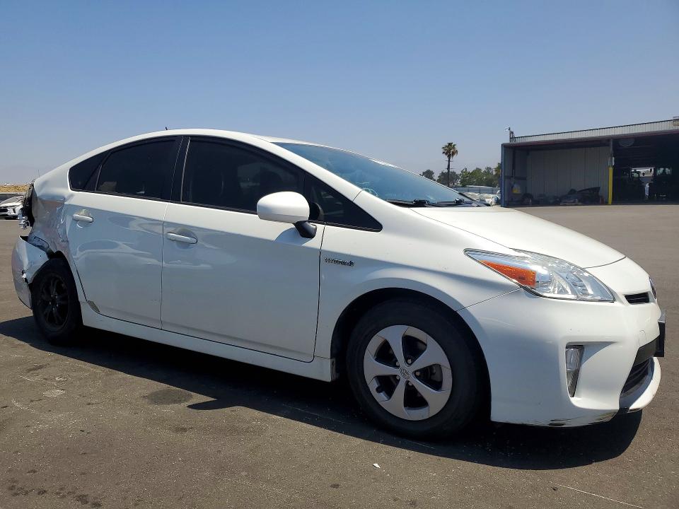 2015 Toyota Prius VIN JTDKN3DUXF0417241 COPART salvage auction — REAR END, Ca - Salvage Certificate, sold $4,200 on 2026-07-06 (photo 4)