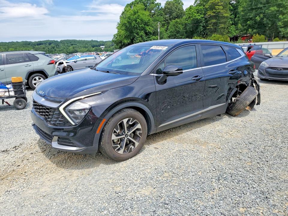 2023 Kia Sportage VIN 5XYK33AF0PG073698 COPART salvage auction — REAR END, Nc - Salvage Certificate Of Title, sold $7,500 on 2026-08-20 (photo 1)