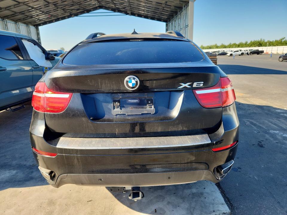 2013 BMW X6 VIN 5UXFG8C51DL591082 COPART salvage auction — DAMAGE HISTORY, Ca - Dlr/Dis/Exp Only Salvage Title, sold $800 on 2026-07-13 (photo 6)