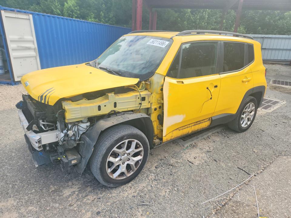 2016 Jeep Renegade VIN ZACCJBBT5GPD75223 COPART salvage auction — FRONT END, Fl - Cert Of Title Slvg Rebuildable, sold $1,150 on 2026-07-31 (photo 1)