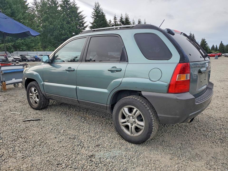 2006 Kia Sportage VIN KNDJE723767249482 COPART salvage auction — MECHANICAL, WA - VEHICLE CERT OF OWNERSHIP-TITL, sold $475 on 2026-07-24 (photo 2)