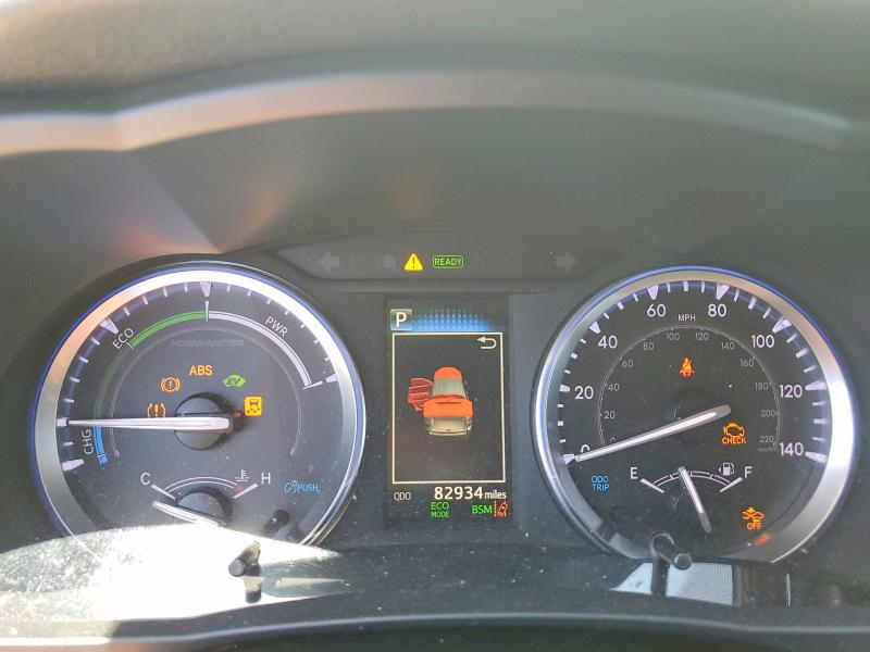 2019 Toyota Highlander hybrid VIN 5TDJGRFH1KS078563 COPART salvage auction — REAR END, CA - SALVAGE CERTIFICATE, sold $8,300 on 2026-07-16 (photo 9)