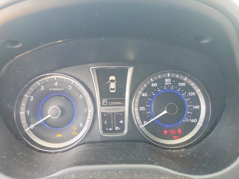2013 Hyundai Azera VIN KMHFG4JG1DA261402 COPART salvage auction — FRONT END, Tx - Certificate Of Title (P), sold $325 on 2026-07-27 (photo 9)