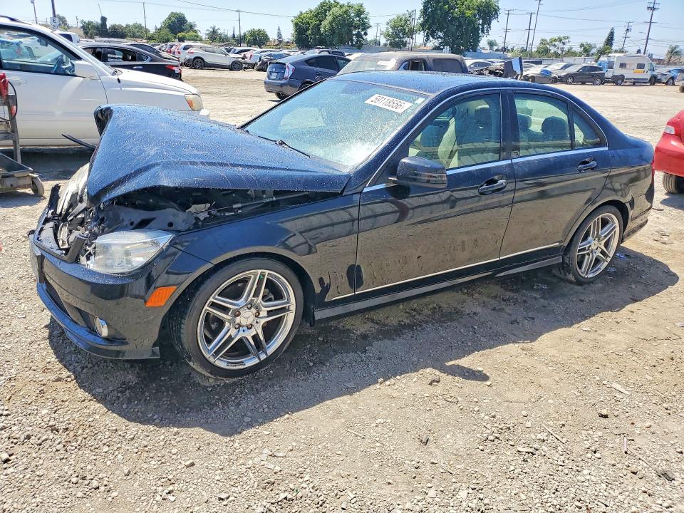 2010 Mercedes-benz C-klasse VIN WDDGF5EB6AF430091 COPART salvage auction — FRONT END, Ca - Dis/Dlr/Exp App For Dup Clean, sold $275 on 2026-07-20 (photo 1)
