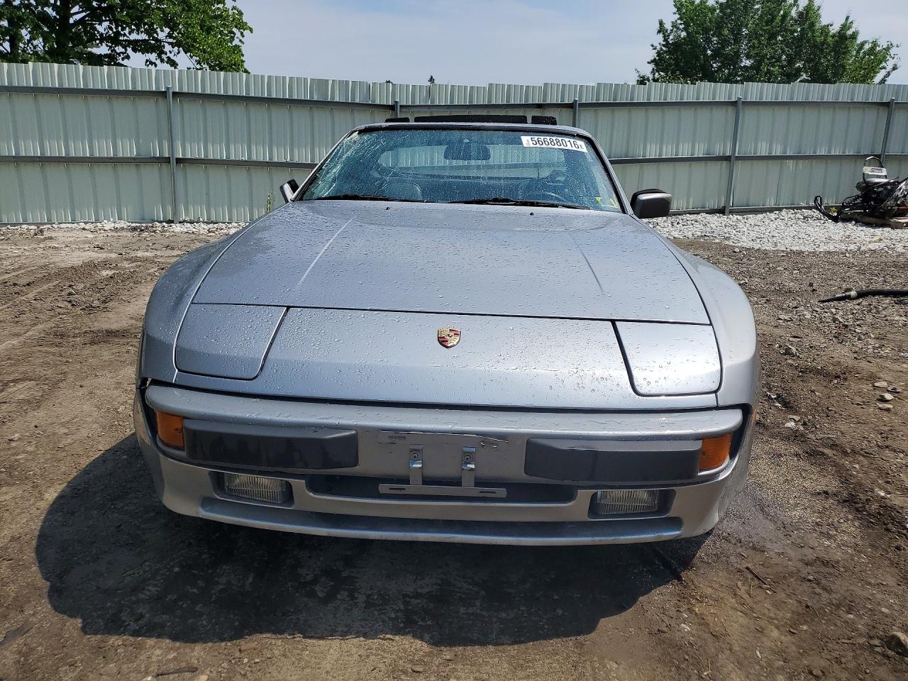 1983 Porsche 944 VIN WP0AA0940DN453471 COPART salvage auction — Rollover, NY - MV-907A SALVAGE CERTIFICATE, sold $1,700 on 2026-06-29 (photo 5)