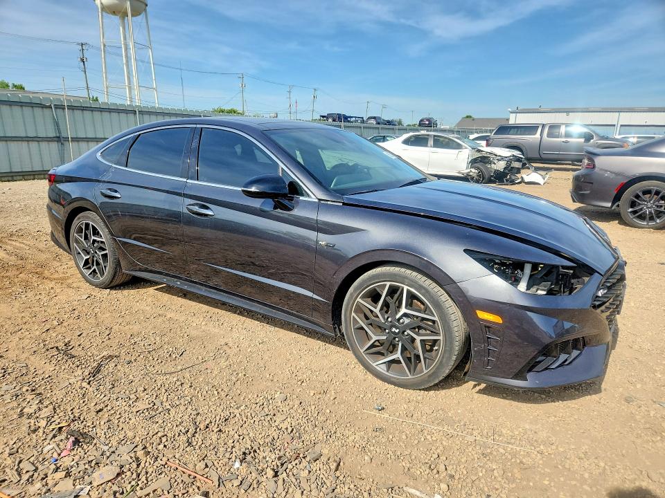 2022 Hyundai Sonata VIN 5NPEK4JC7NH135826 COPART salvage auction — FRONT END, Il - Salvage Certificate, sold $4,050 on 2026-07-24 (photo 4)