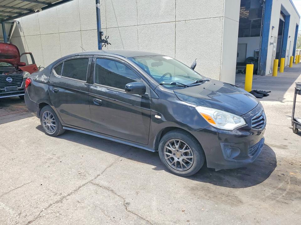 2019 Mitsubishi Mirage VIN ML32F3FJ9KHF16280 COPART salvage auction — REAR END, Tx - Salvage Vehicle Title, sold $1,550 on 2026-07-17 (photo 4)