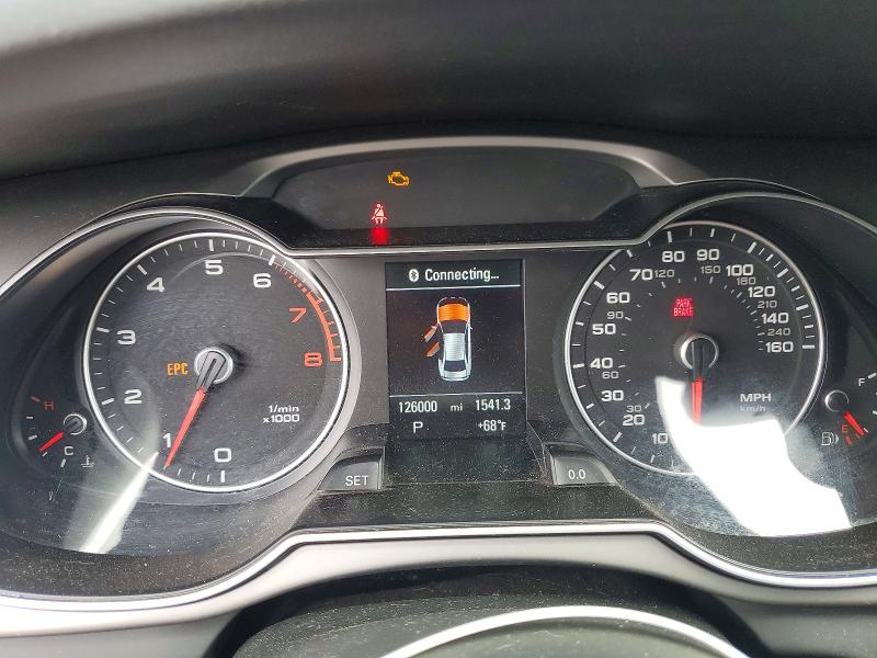 2015 Audi A4 VIN WAUFFAFL8FA076727 COPART salvage auction — MECHANICAL, Ca - Dis/Dlr/Exp Only Clean Title, sold $1,000 on 2026-07-06 (photo 9)