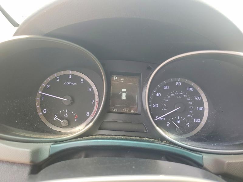 2017 Hyundai Santa fe VIN KM8SM4HF2HU170051 COPART salvage auction — FRONT END, Mi - Dealer Only Clean Title, sold $1,700 on 2026-07-16 (photo 9)