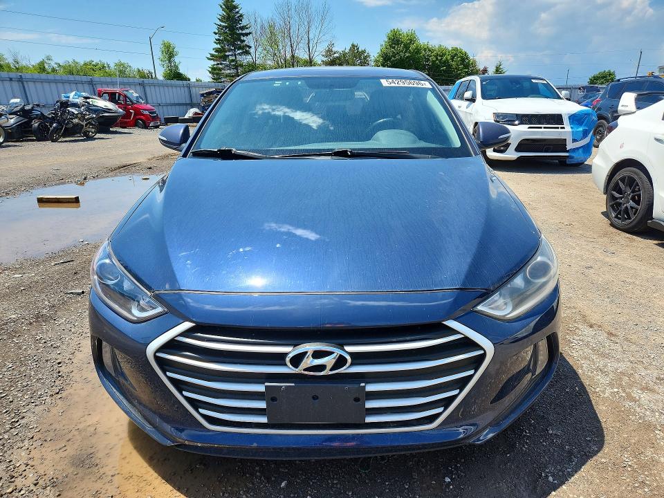 2017 Hyundai Elantra VIN KMHD84LF9HU426951 COPART salvage auction — REAR END, On - Permit No Brand - Unfit, sold $2,250 on 2026-07-07 (photo 5)