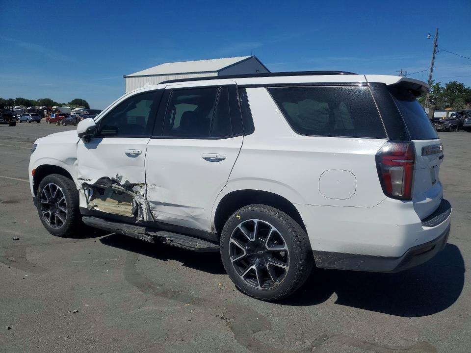 2021 Chevrolet VIN 1GNSKRKD2MR192876 COPART salvage auction — SIDE, ID - SALVAGE CERTIFICATE OF TITLE, sold $9,400 on 2026-07-30 (photo 2)