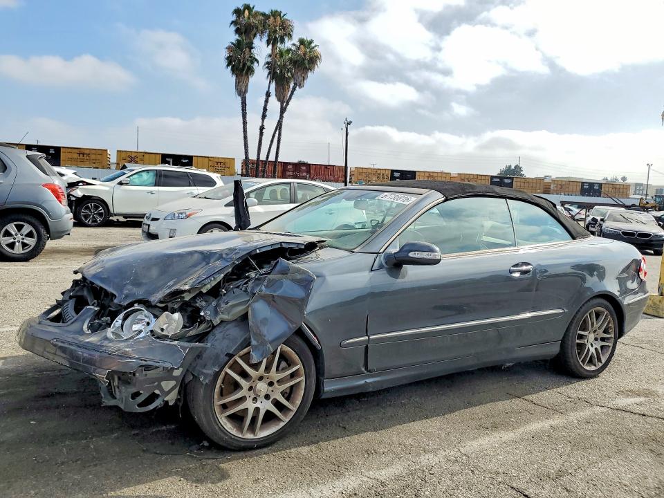 2009 Mercedes-benz Clk-class VIN WDBTK56F89T104424 COPART salvage auction — FRONT END, Ca - Dis/Dlr/Exp Only Clean Title, sold $525 on 2026-07-07 (photo 1)