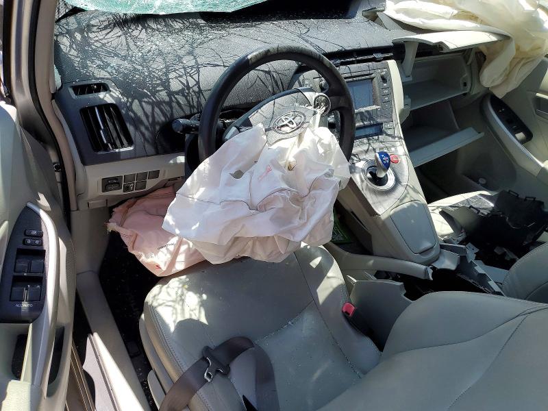 2012 Toyota Prius VIN JTDKN3DUXC0336221 COPART salvage auction — FRONT END, Nc - Salvage Certificate Of Title, sold $375 on 2026-07-16 (photo 8)